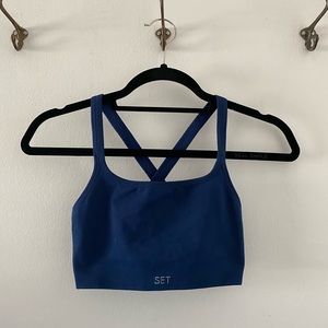 Set Active Box X Bra in Navy